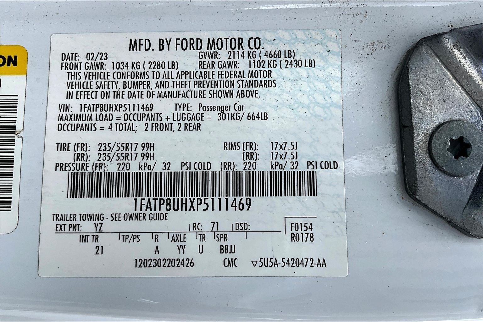 2023 Ford Mustang EcoBoost