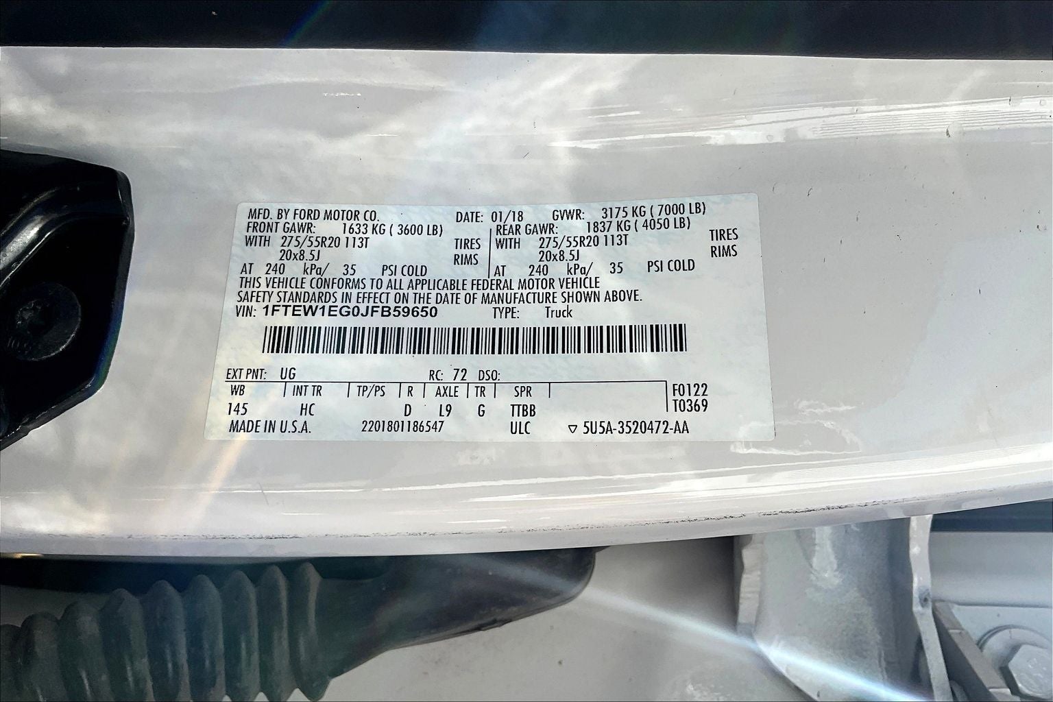 2018 Ford F-150 Lariat