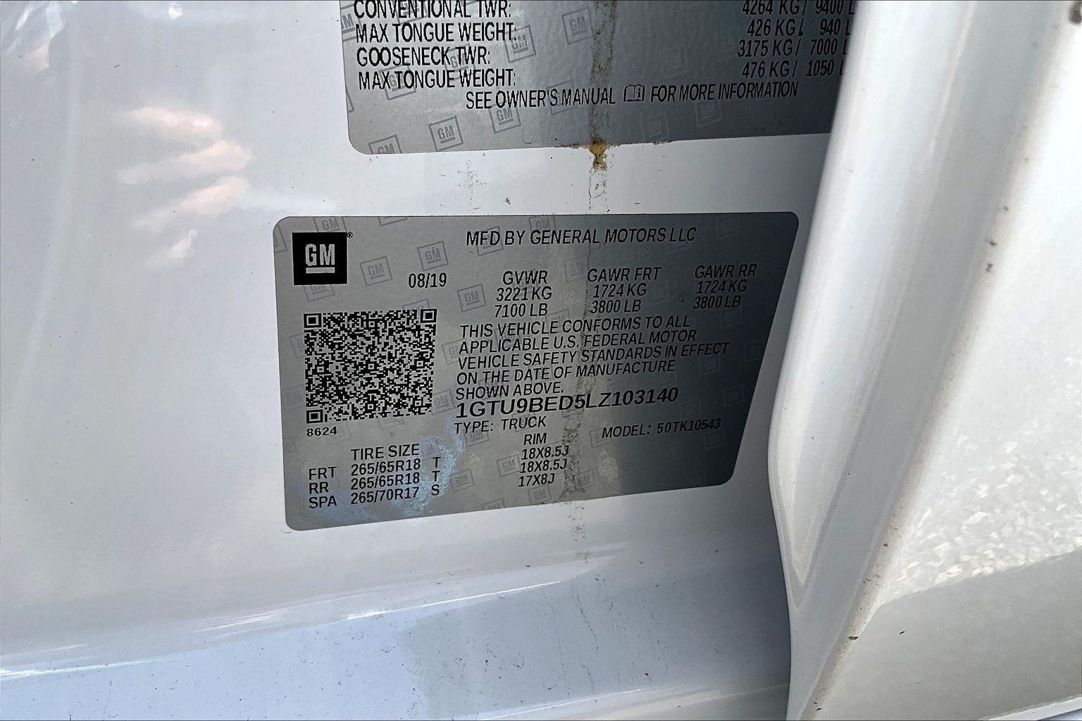 2020 GMC Sierra 1500 SLE