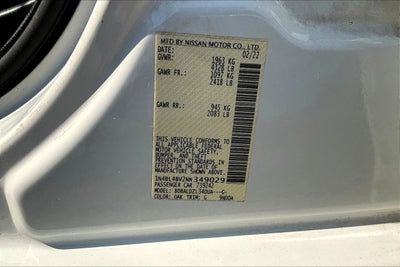 2022 Nissan Altima 2.5 S