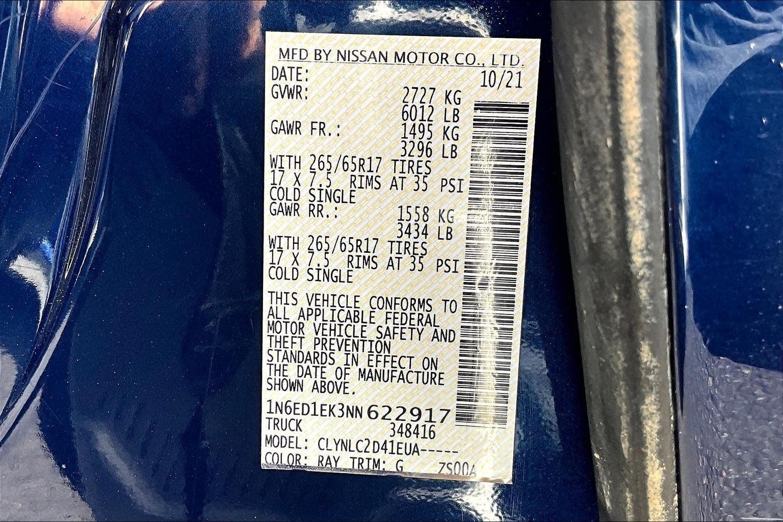 2022 Nissan Frontier SV