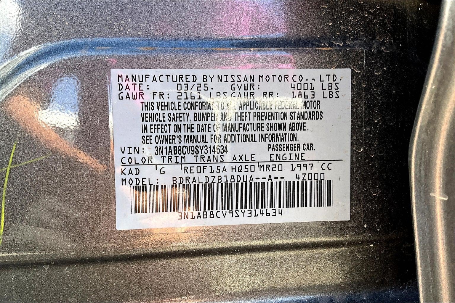 2025 Nissan Sentra SV