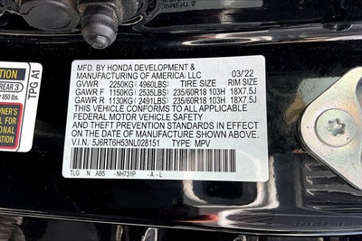 2022 Honda CR-V Hybrid EX