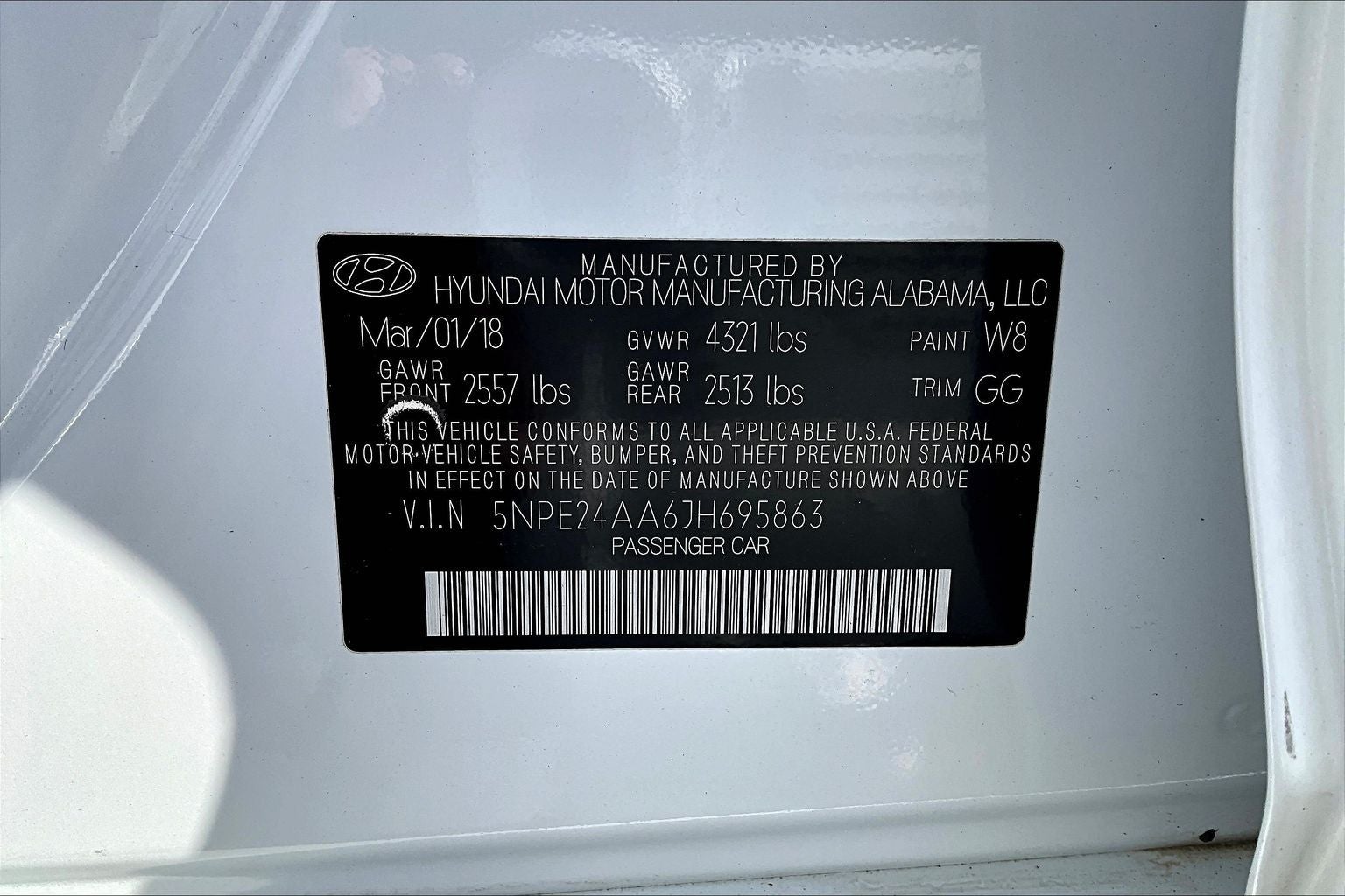 2018 Hyundai SONATA ECO