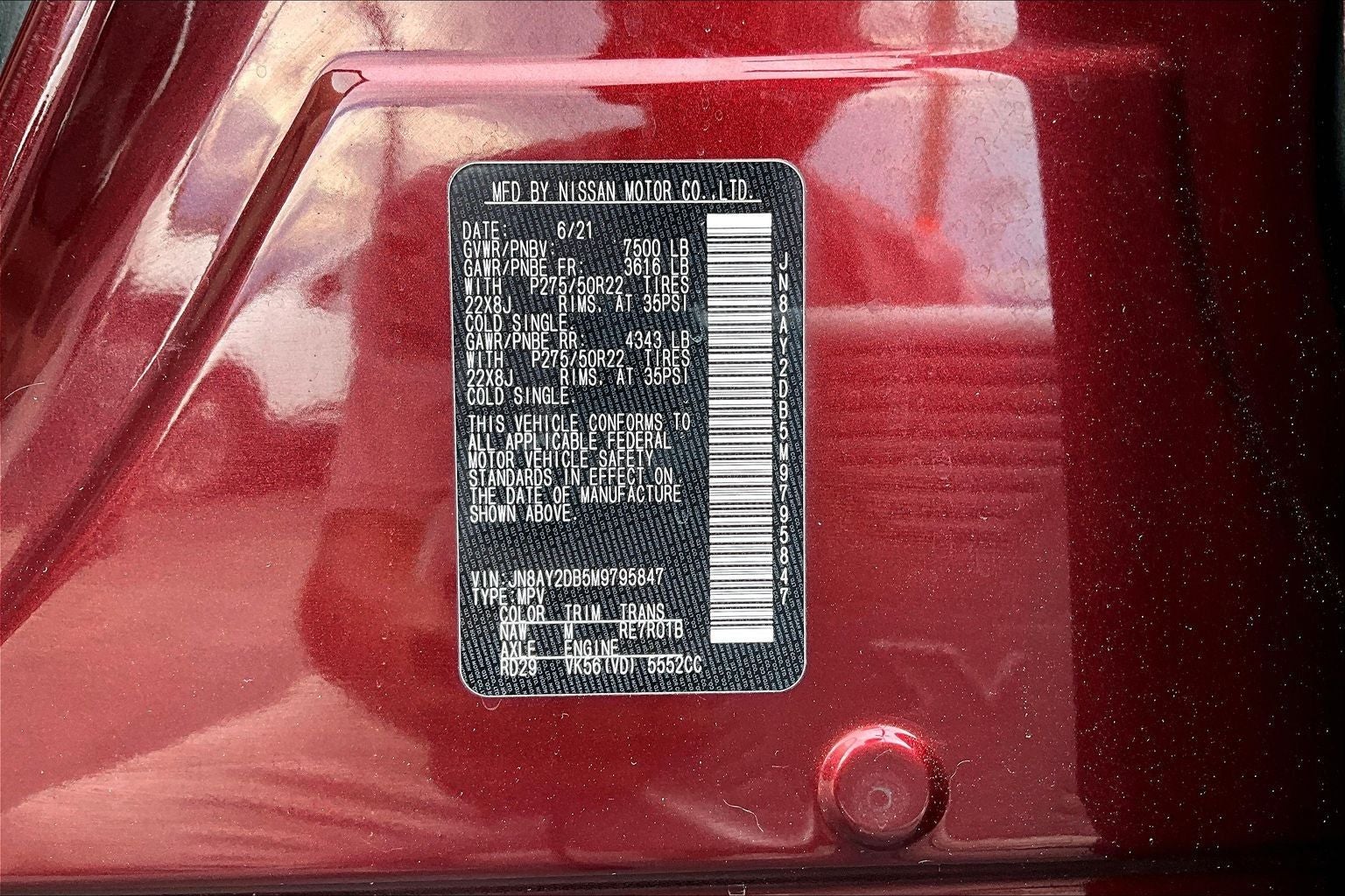 2021 Nissan Armada Platinum