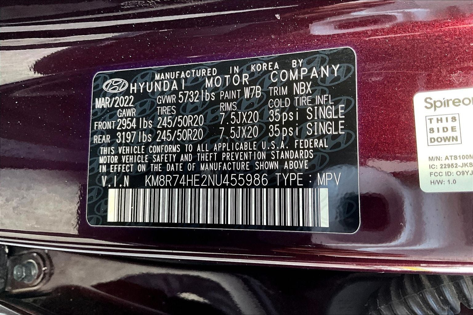 2022 Hyundai PALISADE Calligraphy