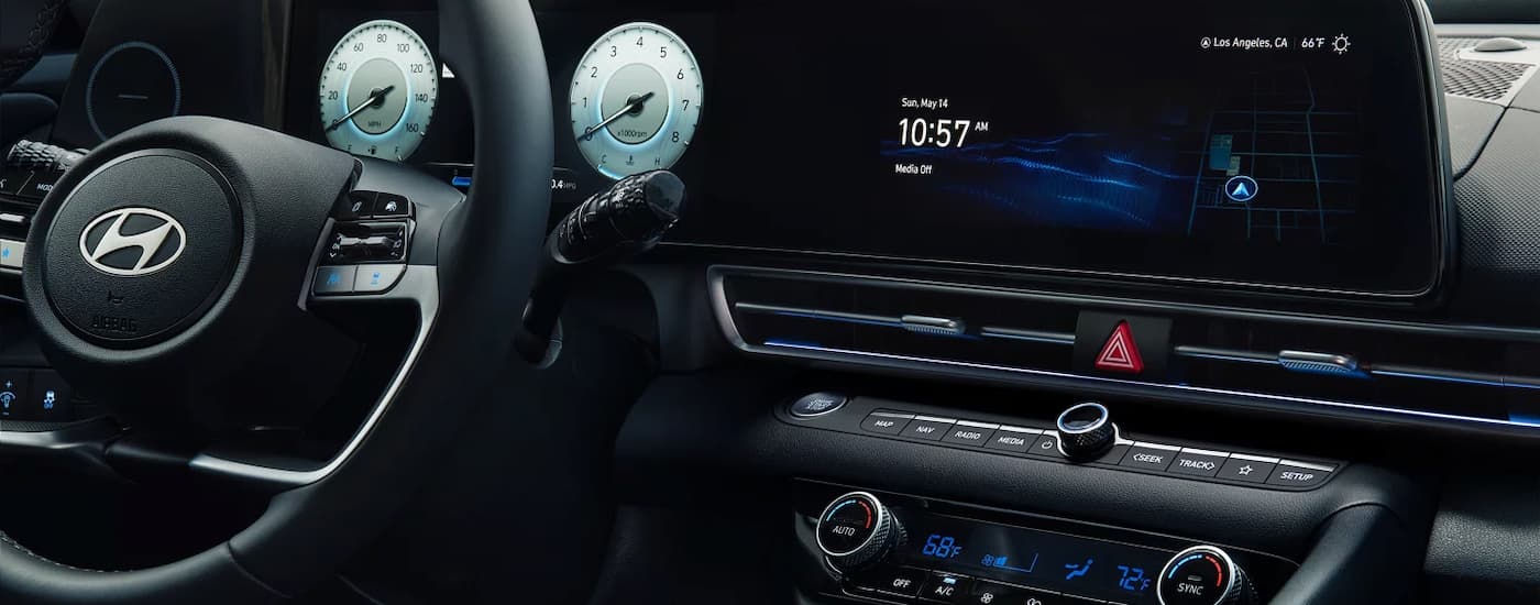 Infotainment screen in a 2026 Hyundai Elantra